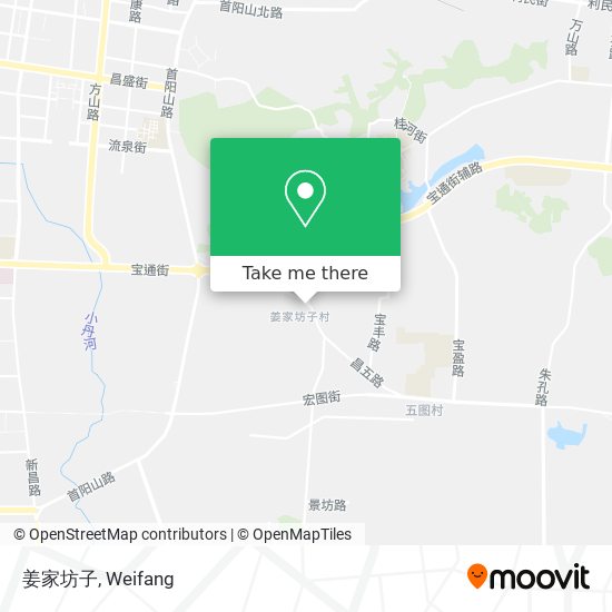 姜家坊子 map