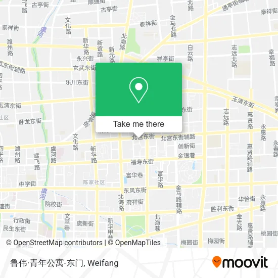 鲁伟·青年公寓-东门 map