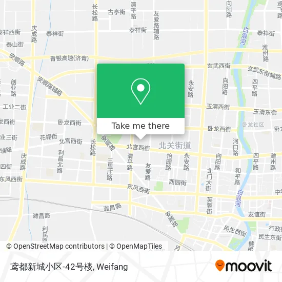 鸢都新城小区-42号楼 map