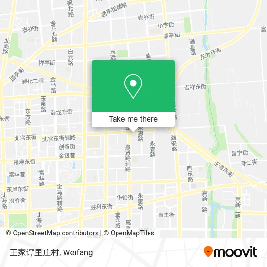 王家谭里庄村 map