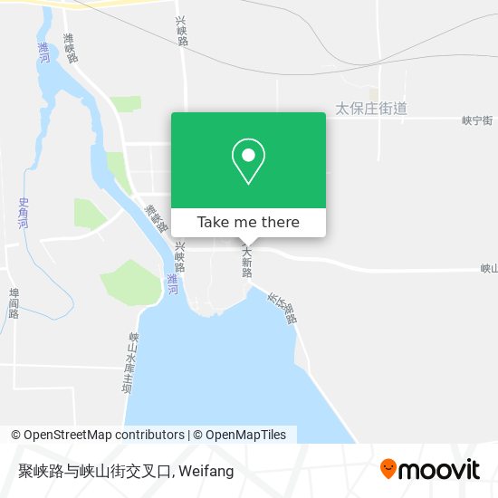 聚峡路与峡山街交叉口 map