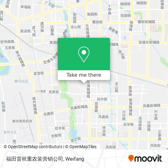 福田雷袄重农装营销公司 map