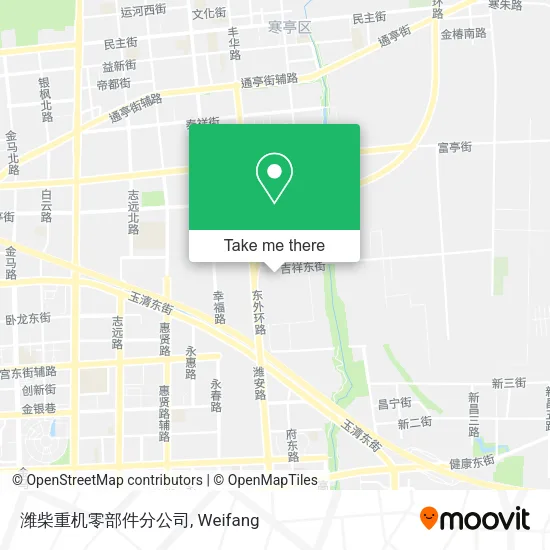 潍柴重机零部件分公司 map