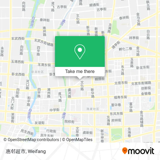 惠邻超市 map