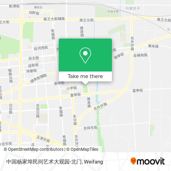 中国杨家埠民间艺术大观园-北门 map