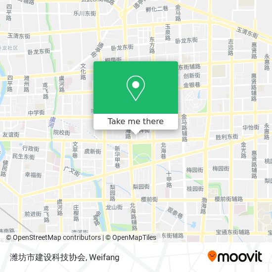 潍坊市建设科技协会 map