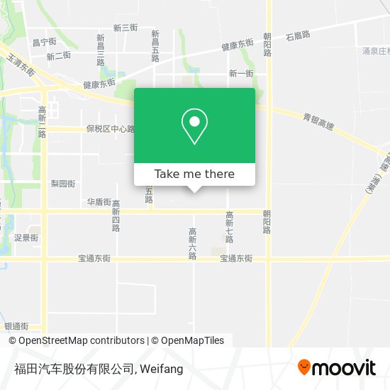 福田汽车股份有限公司 map