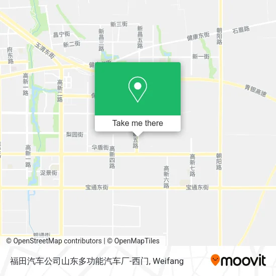 福田汽车公司山东多功能汽车厂-西门 map