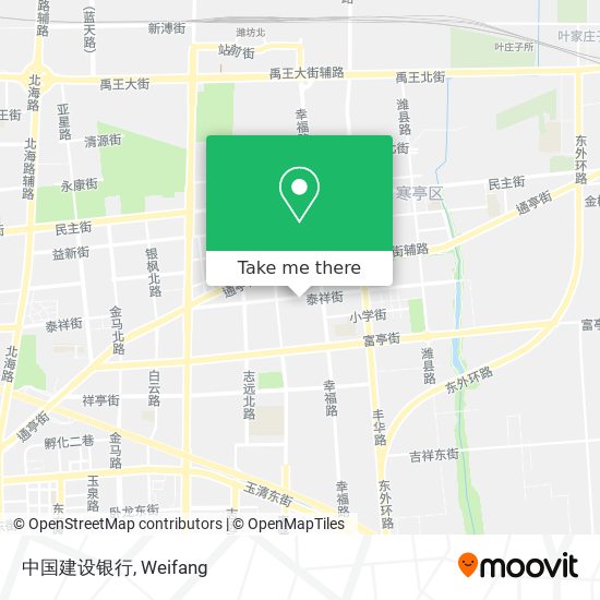 中国建设银行 map