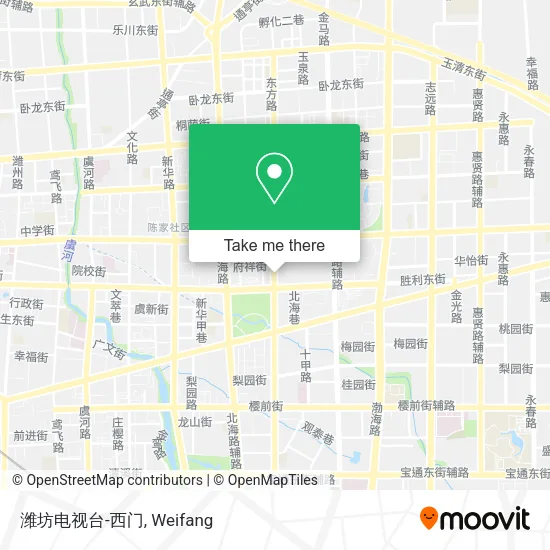 潍坊电视台-西门 map