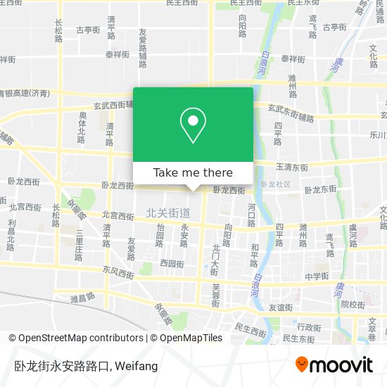 卧龙街永安路路口 map