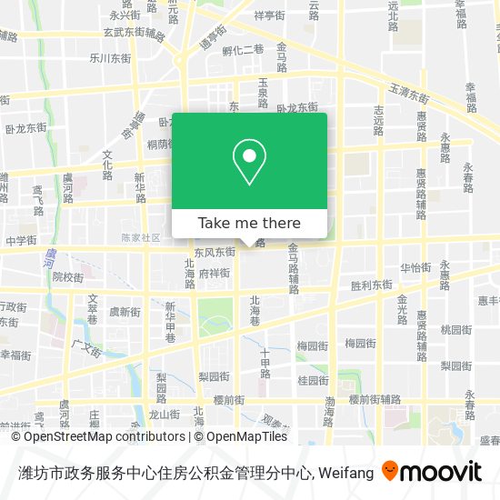 潍坊市政务服务中心住房公积金管理分中心 map