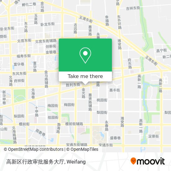 高新区行政审批服务大厅 map