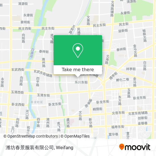 潍坊春景服装有限公司 map
