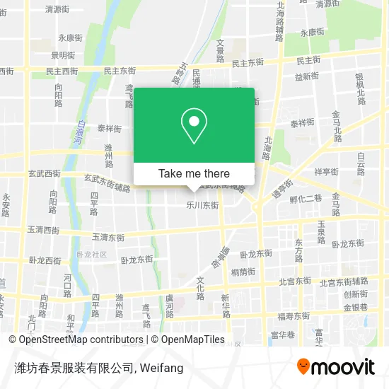 潍坊春景服装有限公司 map
