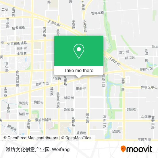 潍坊文化创意产业园 map