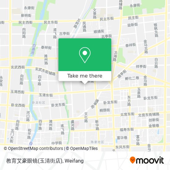 教育艾豪眼镜(玉清街店) map