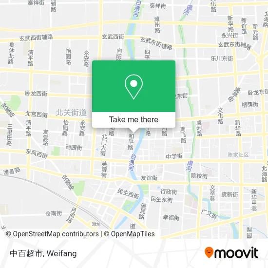 中百超市 map