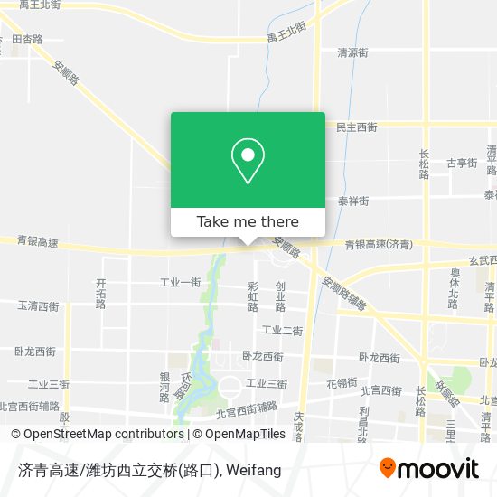 济青高速/潍坊西立交桥(路口) map