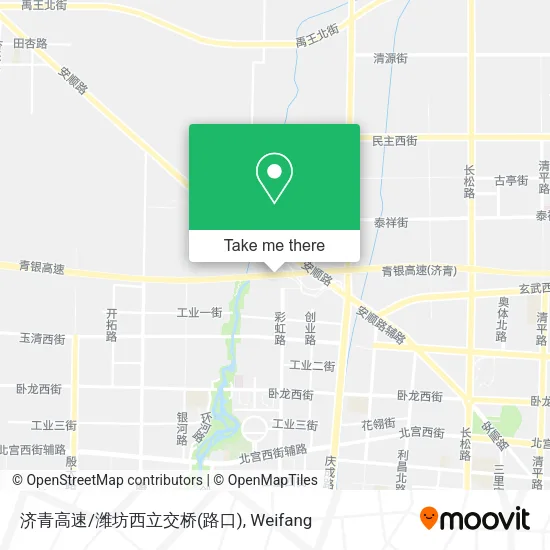 济青高速/潍坊西立交桥(路口) map
