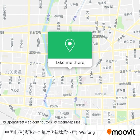 中国电信(鸢飞路金都时代新城营业厅) map