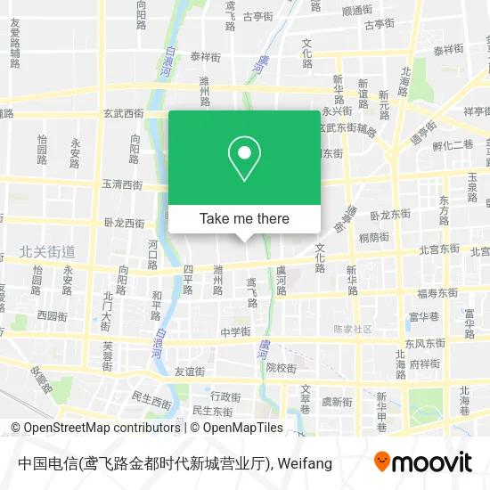 中国电信(鸢飞路金都时代新城营业厅) map