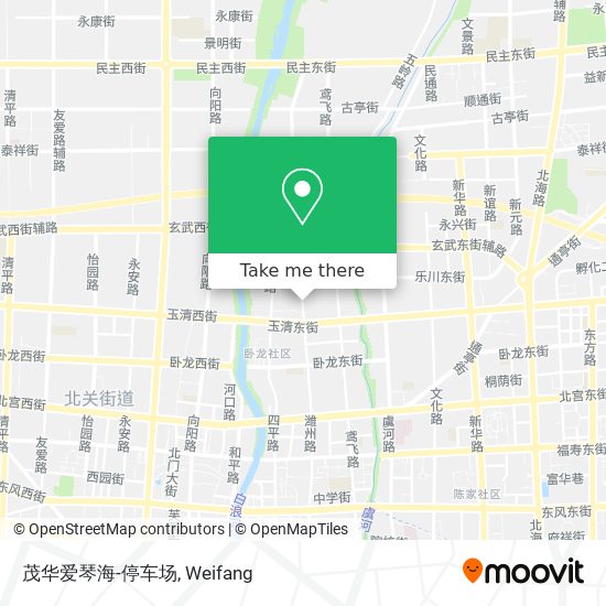 茂华爱琴海-停车场 map