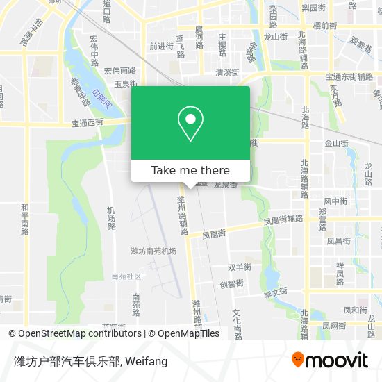 潍坊户部汽车俱乐部 map
