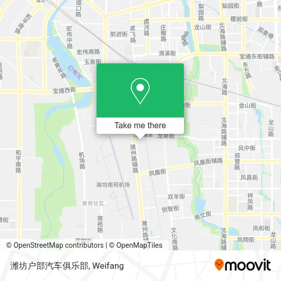 潍坊户部汽车俱乐部 map