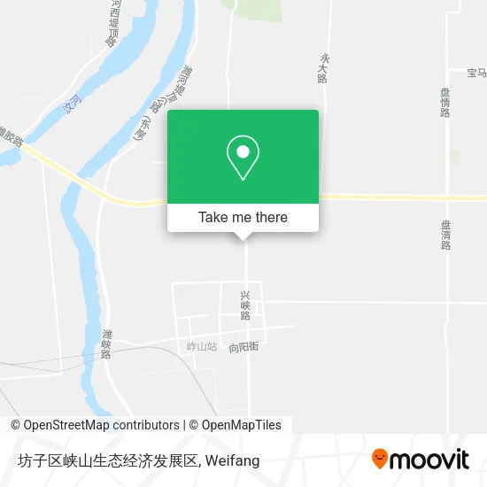 坊子区峡山生态经济发展区 map