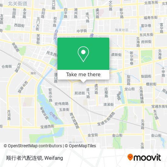 顺行者汽配连锁 map