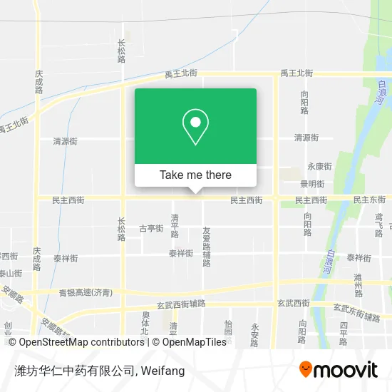潍坊华仁中药有限公司 map