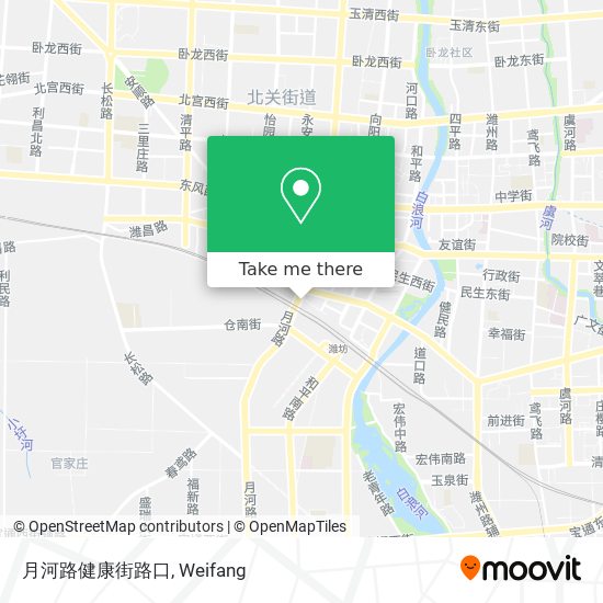 月河路健康街路口 map
