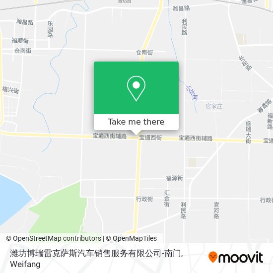 潍坊博瑞雷克萨斯汽车销售服务有限公司-南门 map