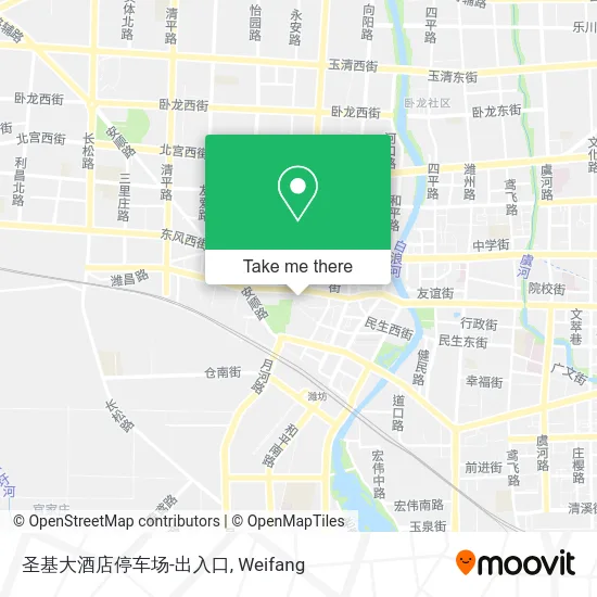 圣基大酒店停车场-出入口 map