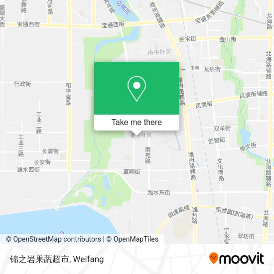 锦之岩果蔬超市 map