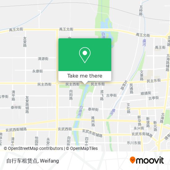 自行车租赁点 map