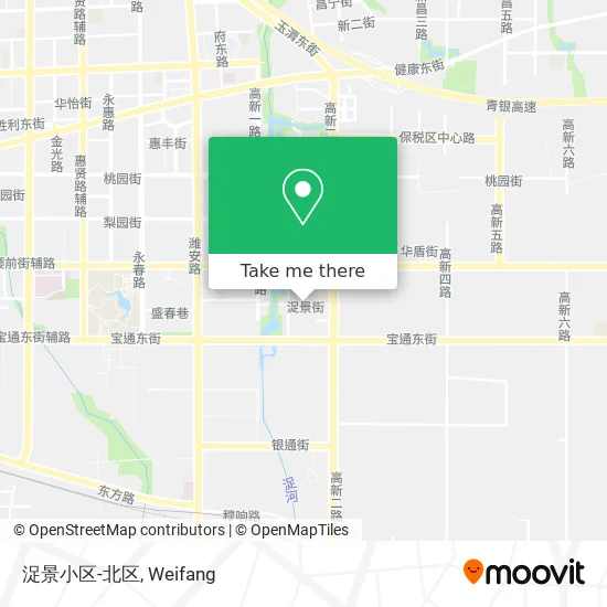 浞景小区-北区 map