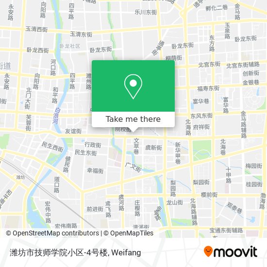 潍坊市技师学院小区-4号楼 map