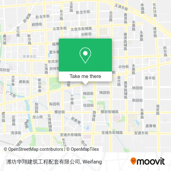 潍坊华翔建筑工程配套有限公司 map