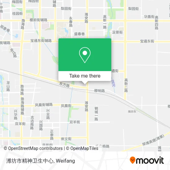 潍坊市精神卫生中心 map