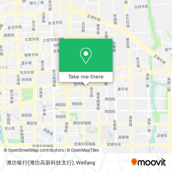 潍坊银行(潍坊高新科技支行) map