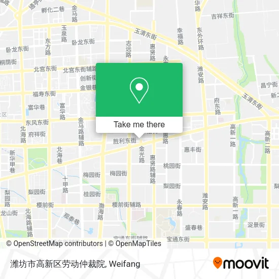 潍坊市高新区劳动仲裁院 map