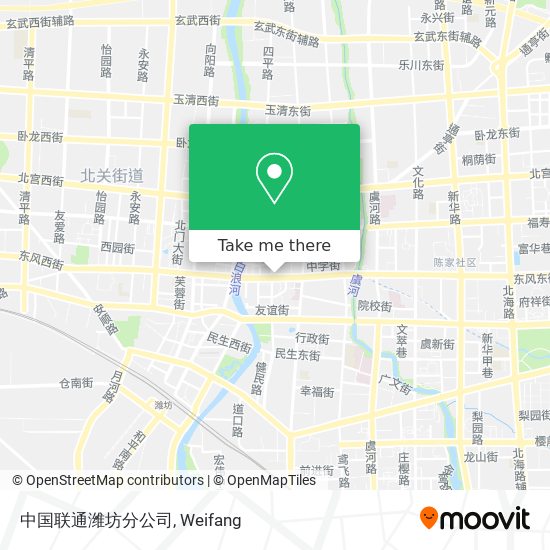 中国联通潍坊分公司 map