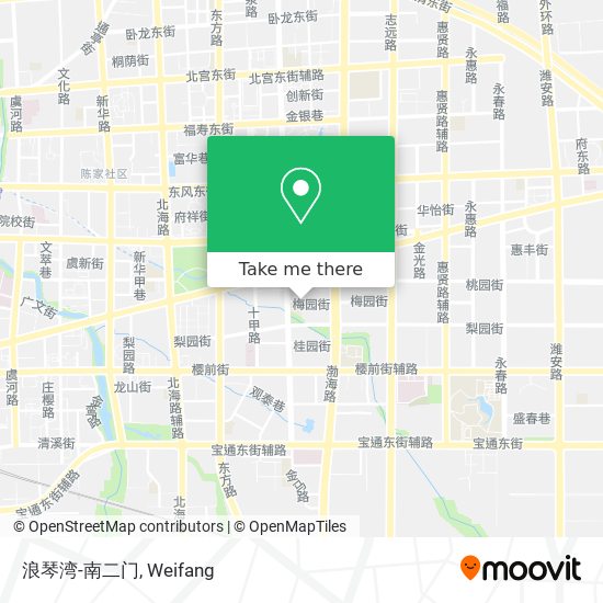 浪琴湾-南二门 map