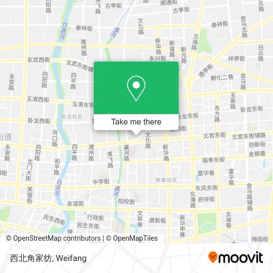 西北角家纺 map
