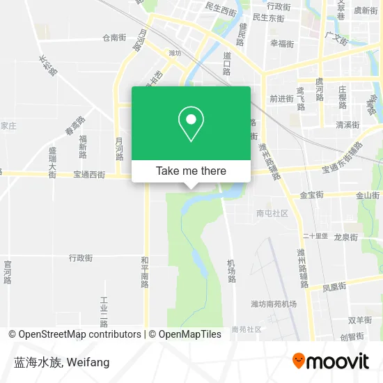 蓝海水族 map