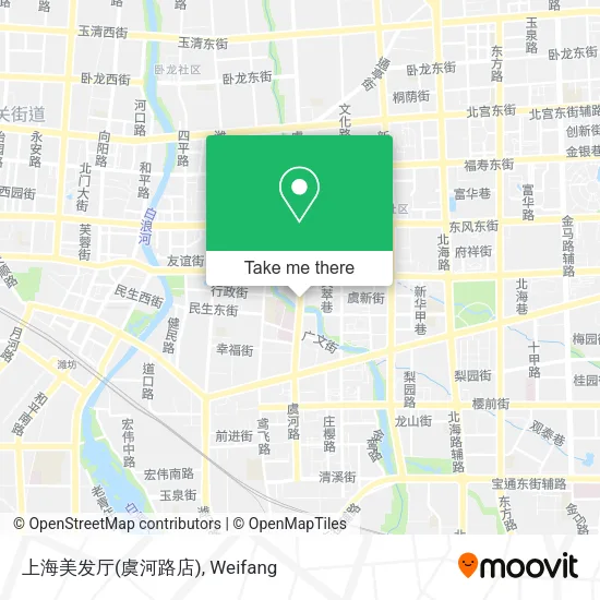 上海美发厅(虞河路店) map