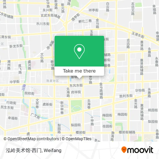 泓岭美术馆-西门 map