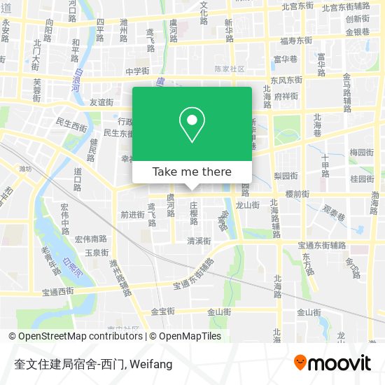 奎文住建局宿舍-西门 map
